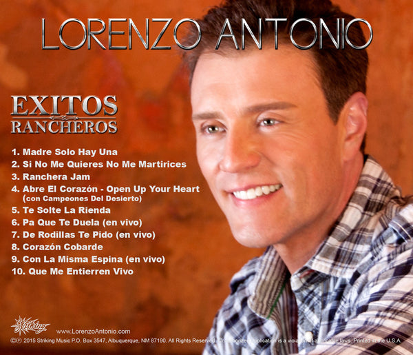 Lorenzo Antonio – Exitos Rancheros