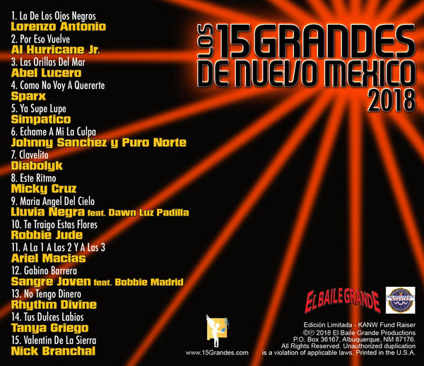 Los 15 Grandes De Nuevo Mexico 2018