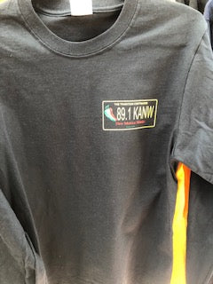 KANW New Mexico Music long Sleeve T-shirt Black