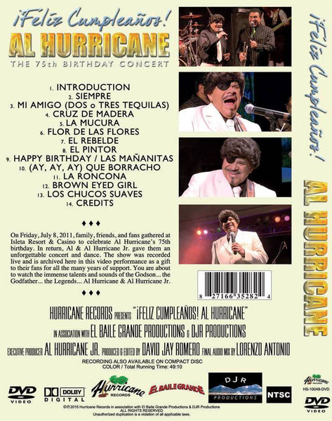 Al Hurricane – 75th Birthday Concert DVD