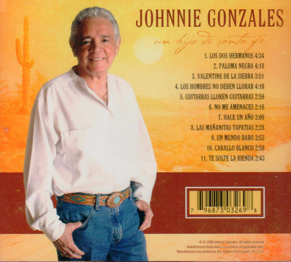 Johnnie Gonzales -- Un Hijo De Santa Fe